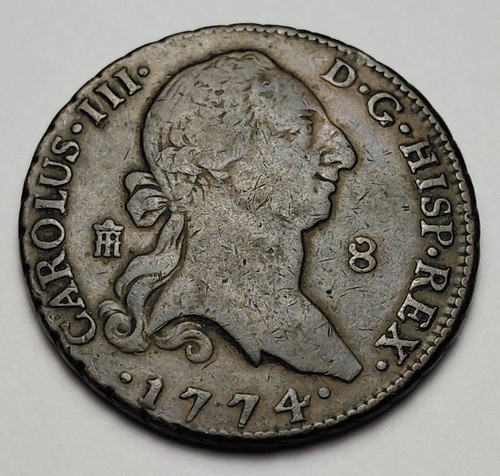 1774 segovia spain - 8, maravedis