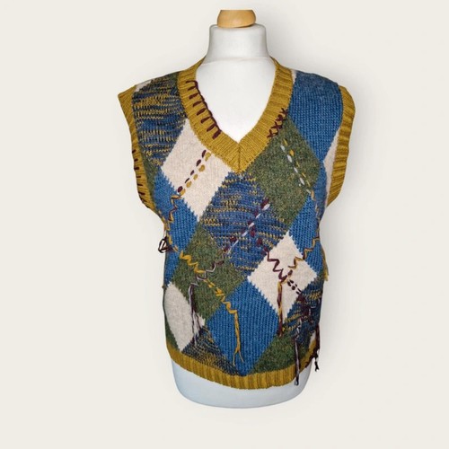 Zara argyle knit - argyle, m