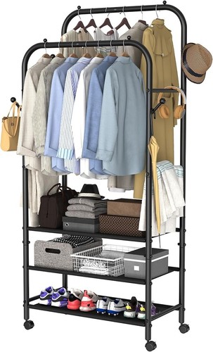 Double rods clothing - rods, rail