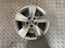13-17 SKODA RAPID NH3 15" INCH 5 STUD ALLOY WHEEL 6JX15H2 (SCRATCHED)