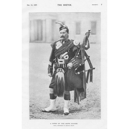 Military piper the scots - a,