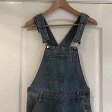 BOOHOO BLUE Denim Dungarees