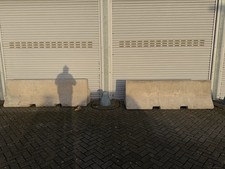 2 x Concrete Crash Barrier