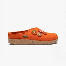 Haflinger KANON Womens Casual Slip-On  Mules-Rost
