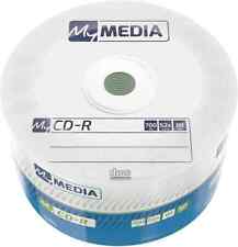50 x Verbatim Mymedia CD-R Non Printable 52x Blank CD Discs Logo 700MB 80Mins