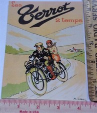 Terrot motorcycle postcard