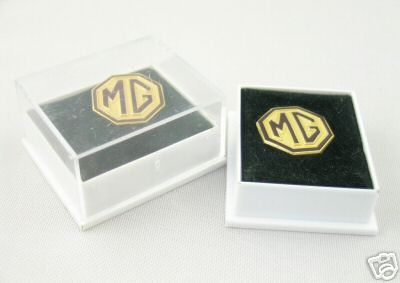 Octagon enamel pin badge - mg,