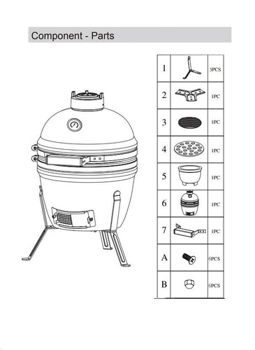 Habitat mini kamado - mini, bbq