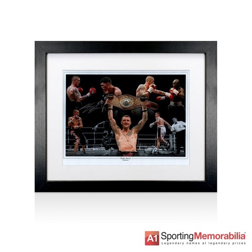 Framed ricky burns signed - ricky,