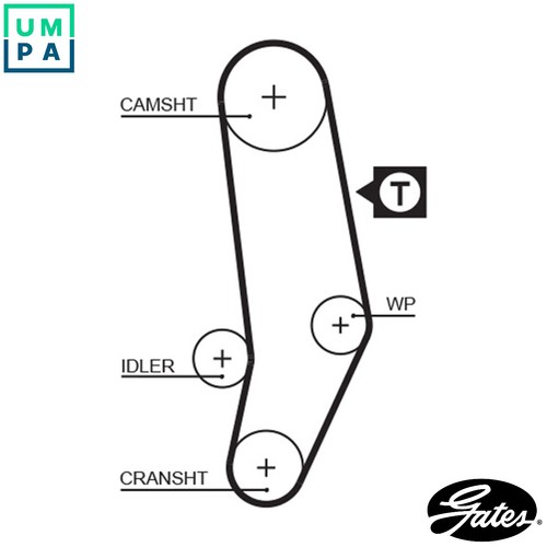 Timing belt 5035 for - for, vw