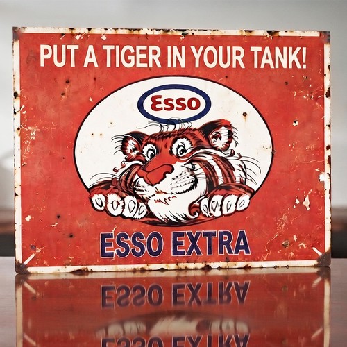 Esso oil fuel advertising - esso,