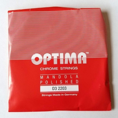 Optima mandola strings red - mandola, d3