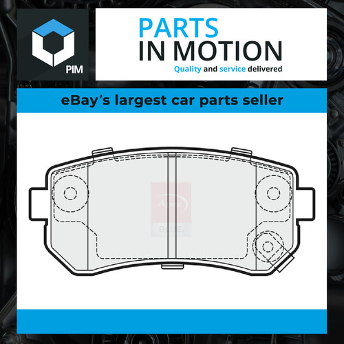 Brake pads set fits - fits, kia