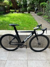 Custom Built Gray (USA) F15 Aero Single Speed Bike Sram & Selle Italia HUGE SPEC