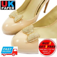 NEW DECORATIVE BOW SHOE CLIPS