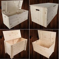 Wooden storage trunk toy - storage,