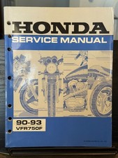 Honda VFR750F Service Manual