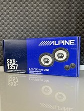 Alpine SXS-1357 2 Way Component 13cm 150w old school Car Speakers Car Audio