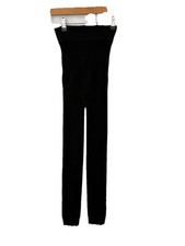 Primark Super Cosy LEGGINGS Brushed Fleece Warm Black Lined Size L W24” L29”