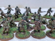 x26 WWII U.S. Soldiers  - Matchbox- Painted 1/72