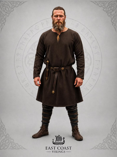 Pure lambswool viking tunic - pure,