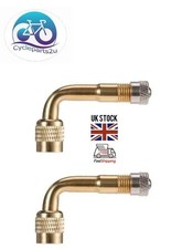 90 Degree Angle Tyre Valve Extension Adaptor Motorcycle Motorbike Car Bike X 2
