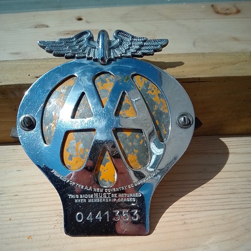 Vintage car badge 1945 57 - vintage, 1945-57