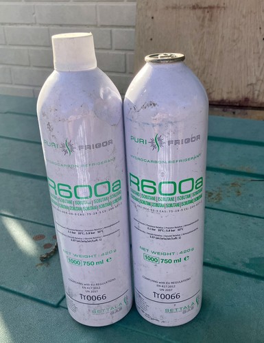 Refrigerant gas canister r600a - refrigerant,