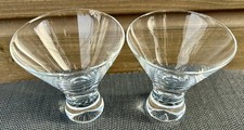 2x Dartington Crystal Martini