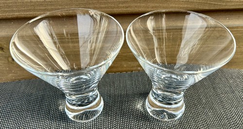 Dartington crystal martini - 2x,
