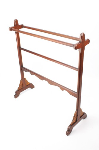 Antique victorian towel rail - antique,