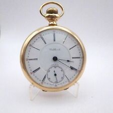 RARE ** 14K GOLD WALTHAM RIVERSIDE MAXIMUS MODEL 1888 21J 16S