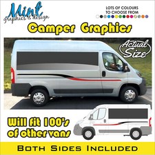 L1 CITROEN RELAY MOTORHOME CAMPER VAN STRIPES GRAPHICS DECALS ANY COLOUR 043