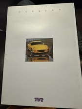 TVR Cerbera 1998-99 UK Market Foldout Sales Brochure 4.2 Speed Six 4.5