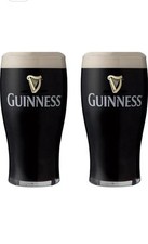 Set Of 2 Guinness Pint 20oz 568ml Beer Glasses. New 2024 Design 🍀🍺