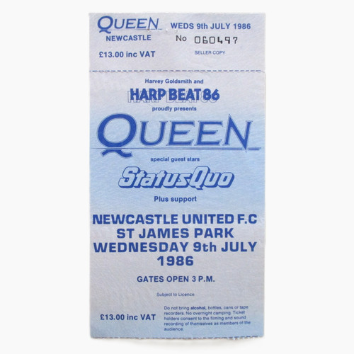 Queen 1986 newcastle - newcastle, uk