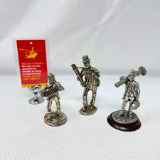 Vintage ENGLISH MINIATURES Pewter Victorian Tradesman Figurines   AC11