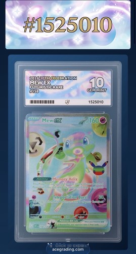 Perfect subs ace mew ex - 10/10,
