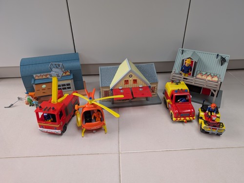Large fireman sam - fireman, set