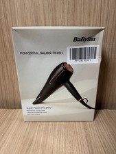 BaByliss Super Power Pro 2400 Hair Dryer 2400W Fast Drying Ionic Frizz-Control