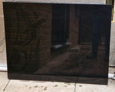 Black Quartz Splashback 900 X 700 X 20mm