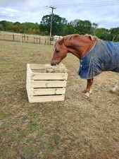 Horse Haylage / Hay Feeder - Wooden Field Paddock Hayfeeder