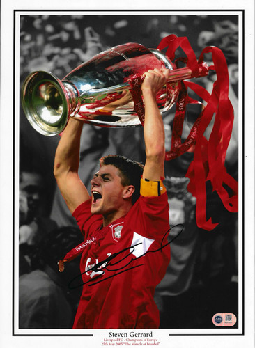 Steven gerrard signed - gerrard,