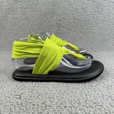 Sanuk Womens Shoes Lime Green
