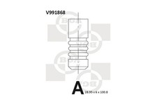 V991868 BGA Exhaust Valve for