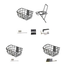 Bike Basket Front Large Capacity Cargo Basket for People Women Men Bikes