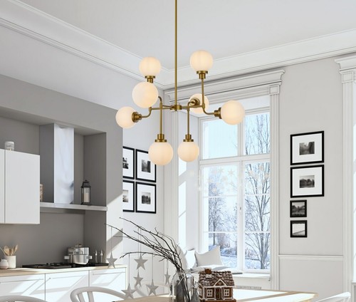 Chandelier frosted glass - chandelier,