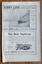 Vintage Bibby Line Shipping Ad