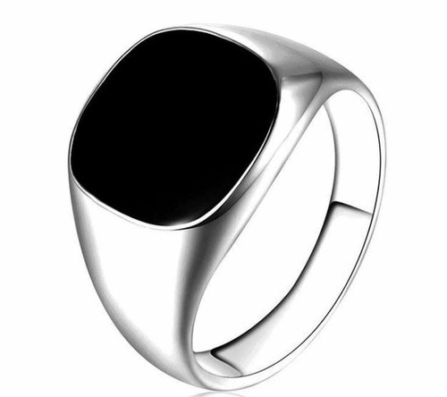 Black oval cut mens - oval,