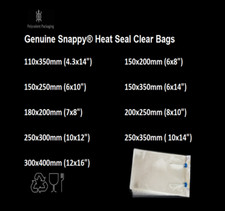 Assorted Size Heat Seal Bags Packaging use with Snappy Jaw Sealer Crafts Shop